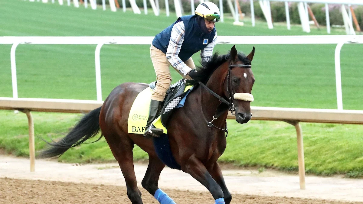 baeza contender running in a practice