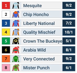 2025 Gun Runner Stakes Official Odds